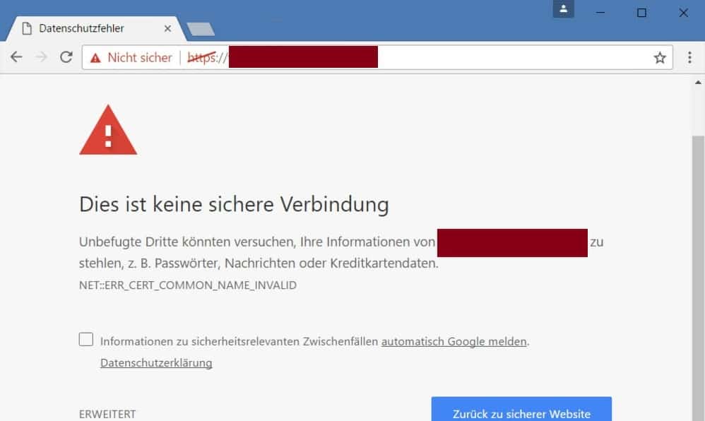 SynologyWildcard Zertifikat abgelaufen